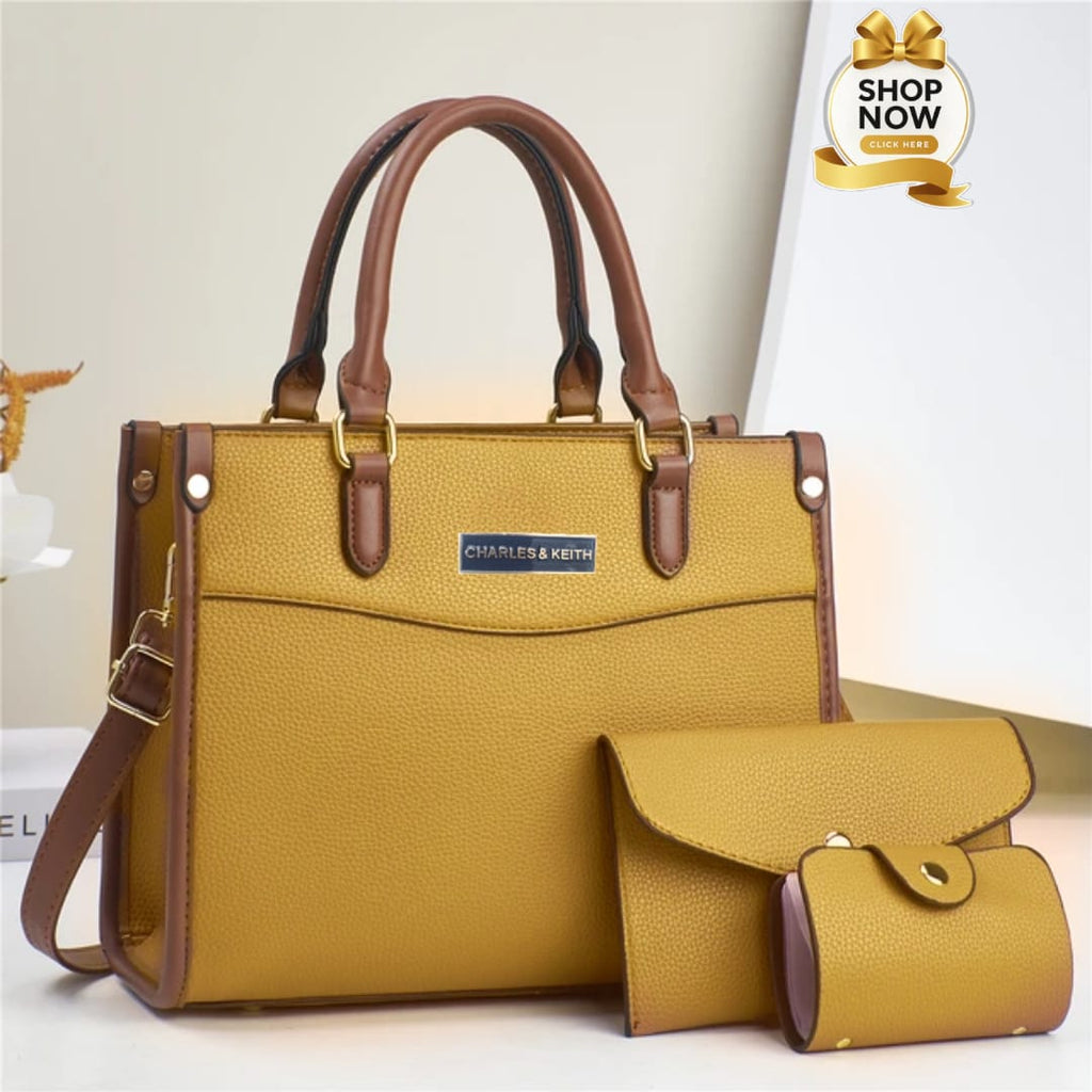 3 Pcs Handbag Set