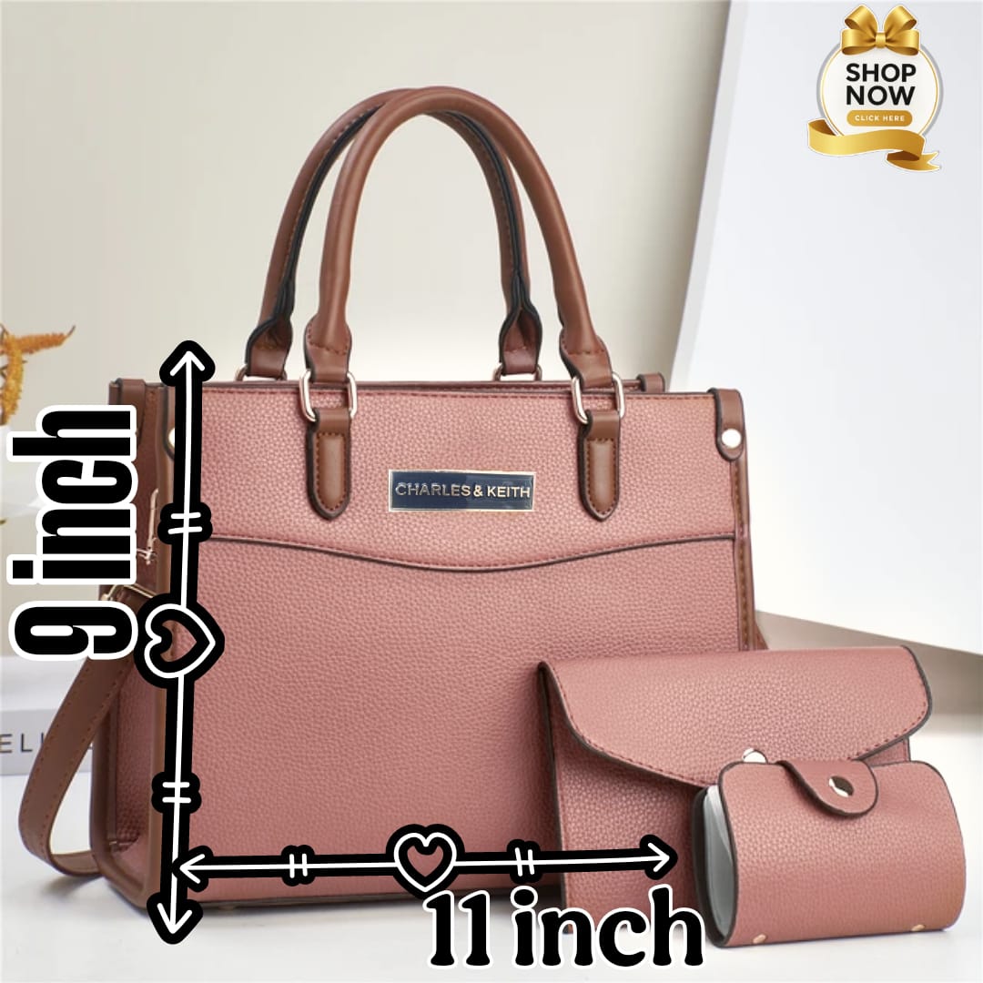 3 Pcs Handbag Set