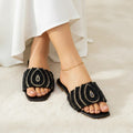 Premium Beaded Flat Slipper