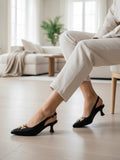 Premium T Style Slingback Heels