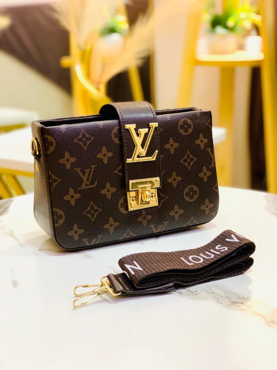 Premium LV Style Crossbody Bag