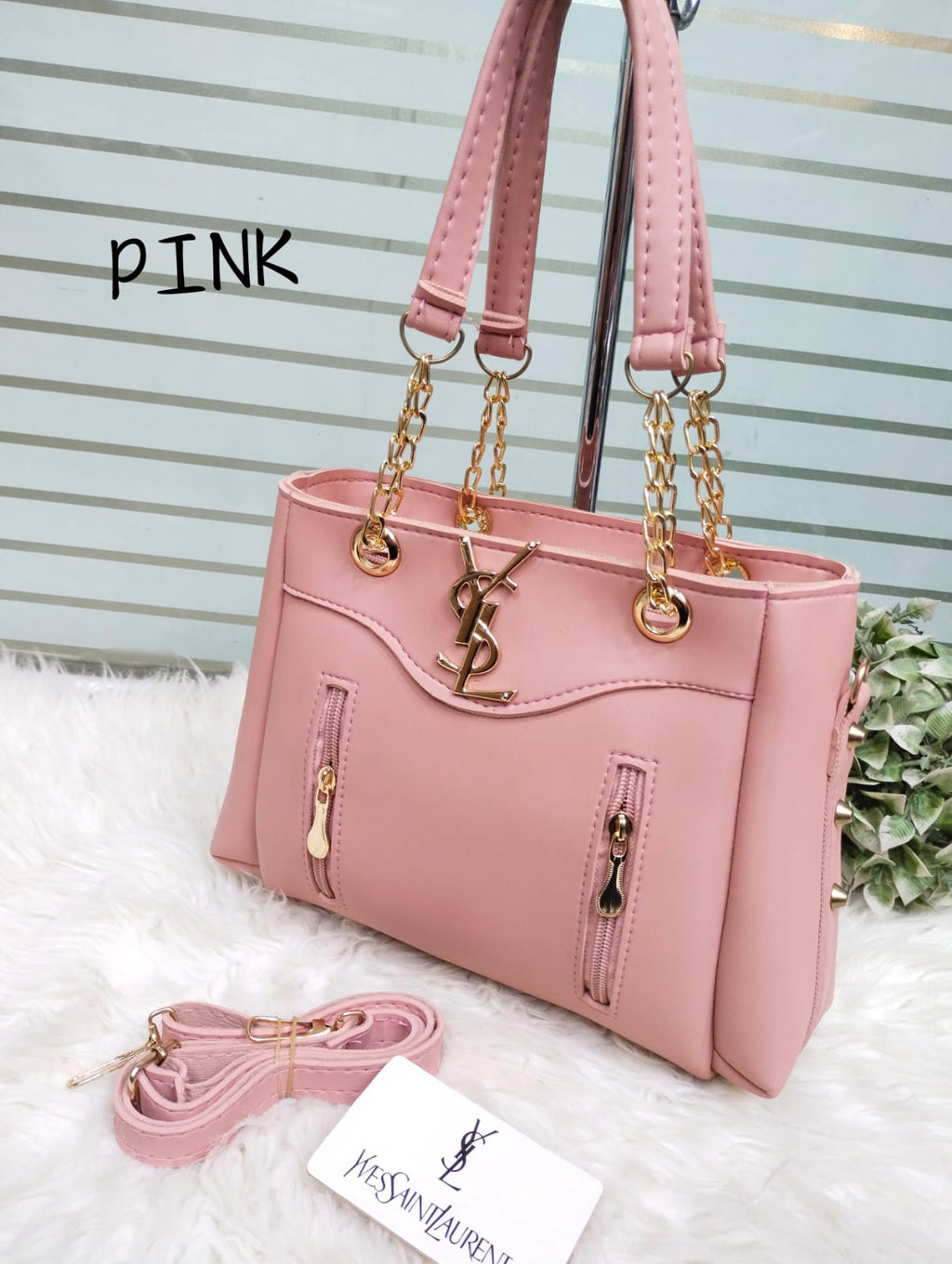 Premium Chain Handle Handbag