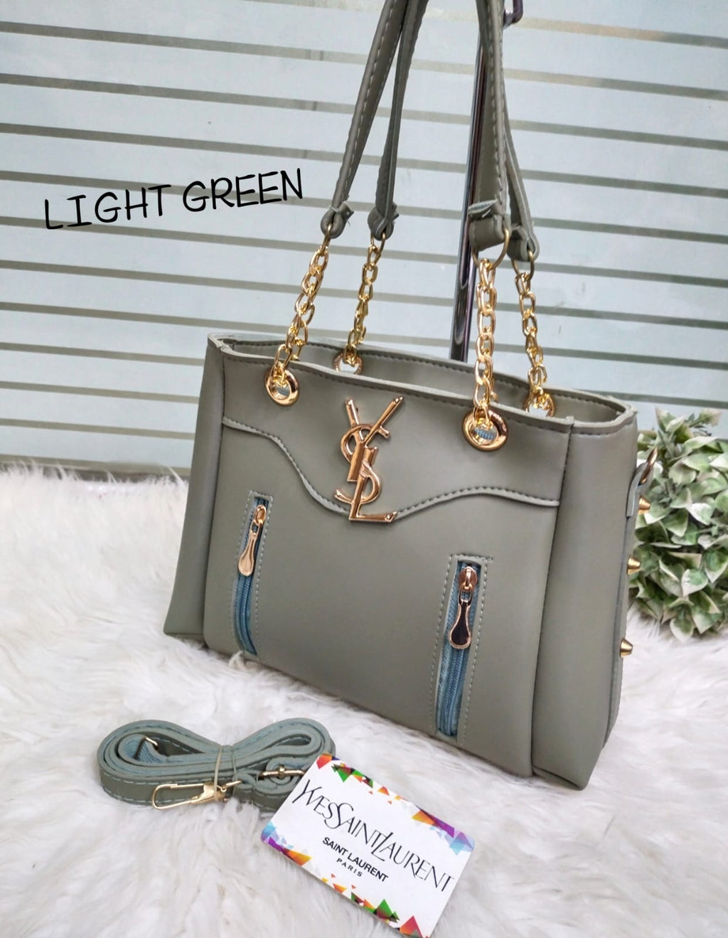 Premium Chain Handle Handbag
