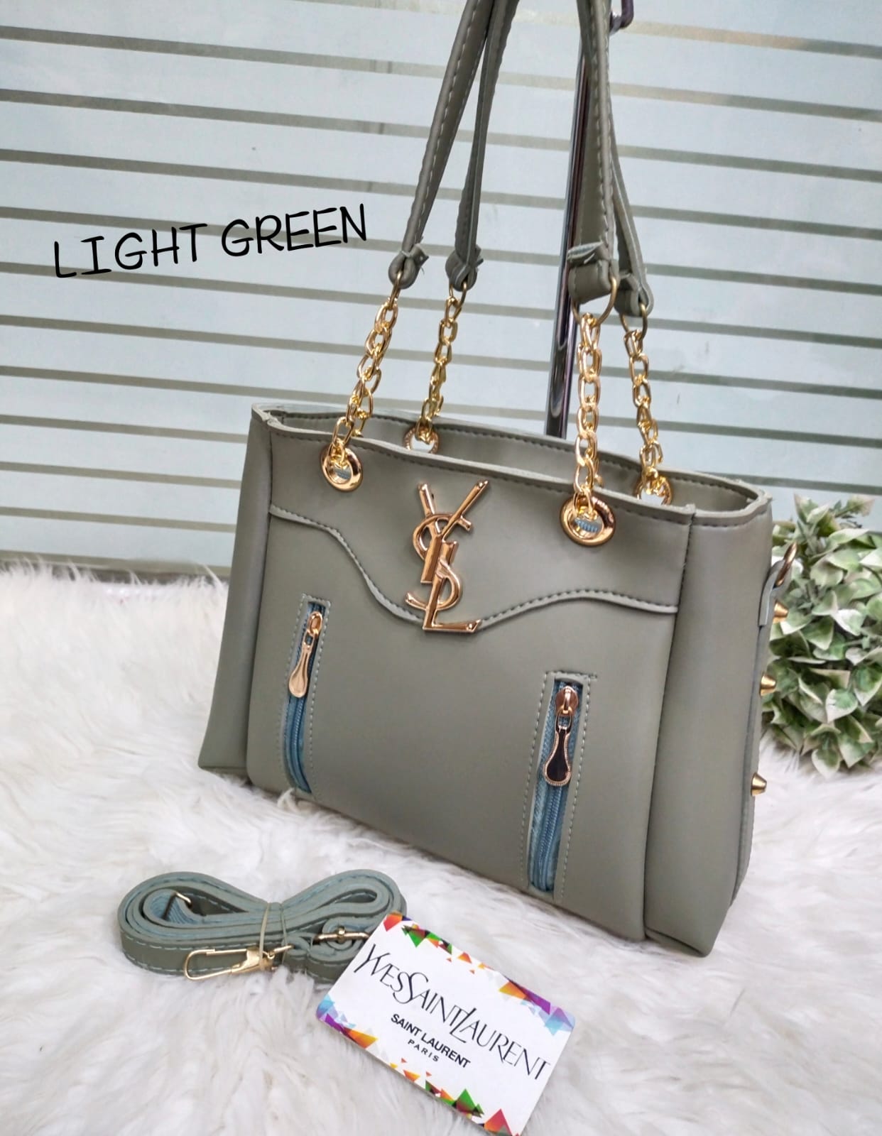 Premium Chain Handle Handbag