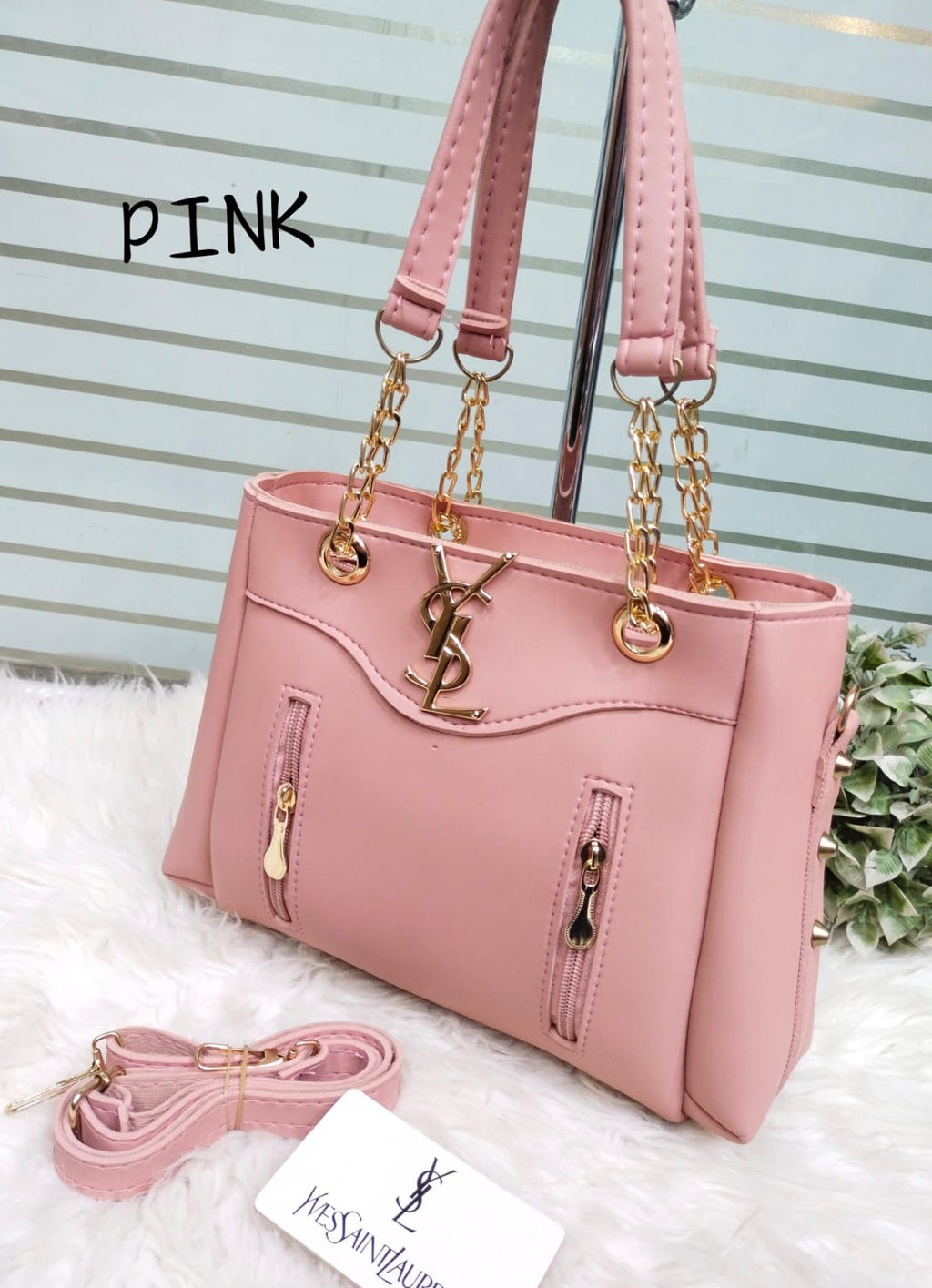 Premium Chain Handle Handbag
