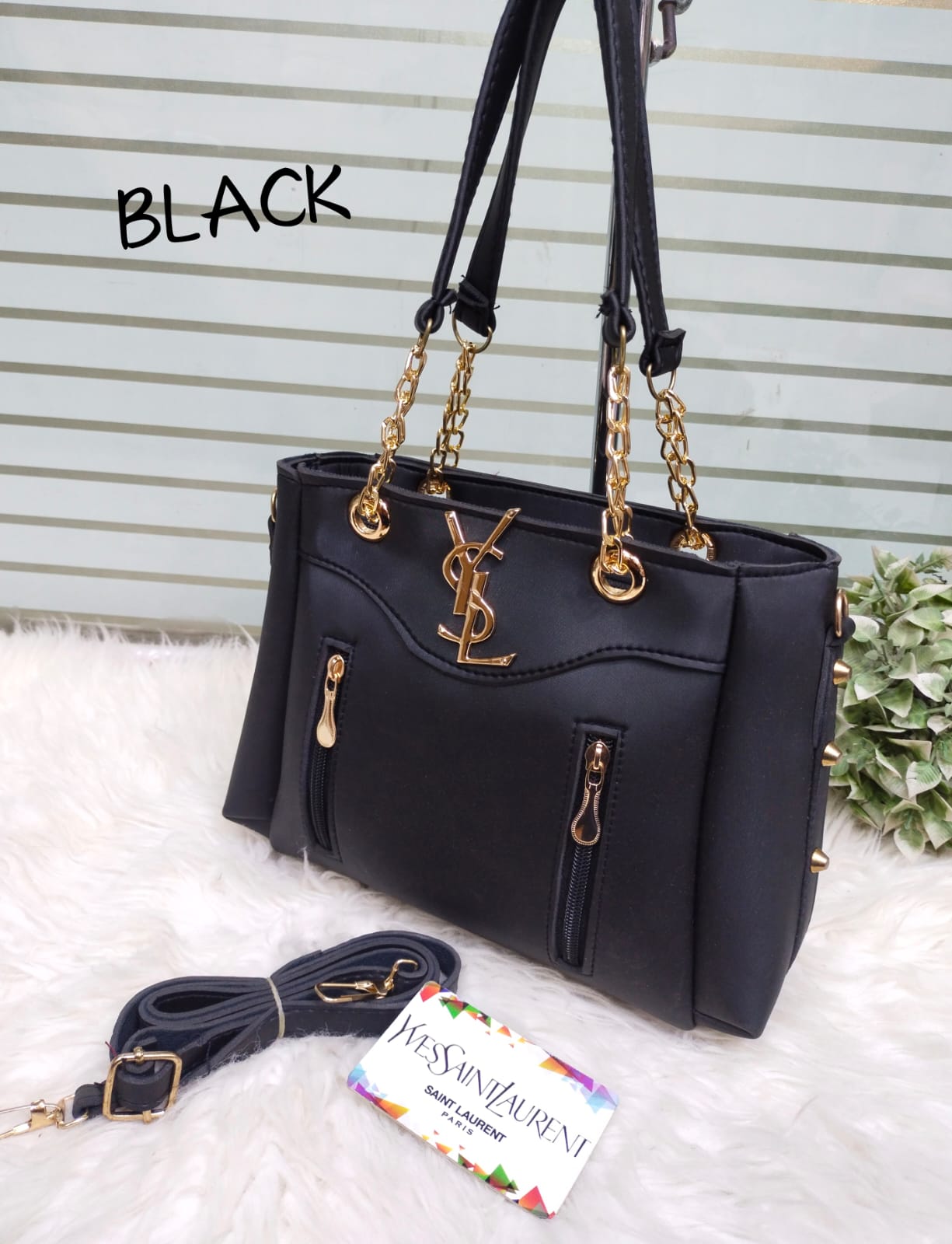 Premium Chain Handle Handbag