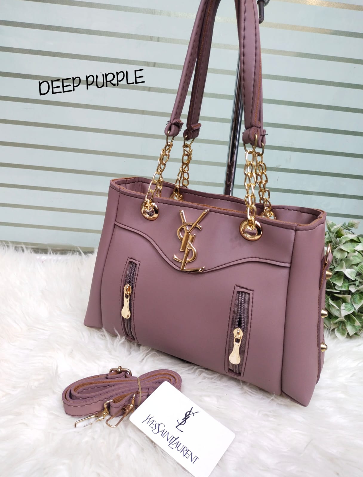 Premium Chain Handle Handbag