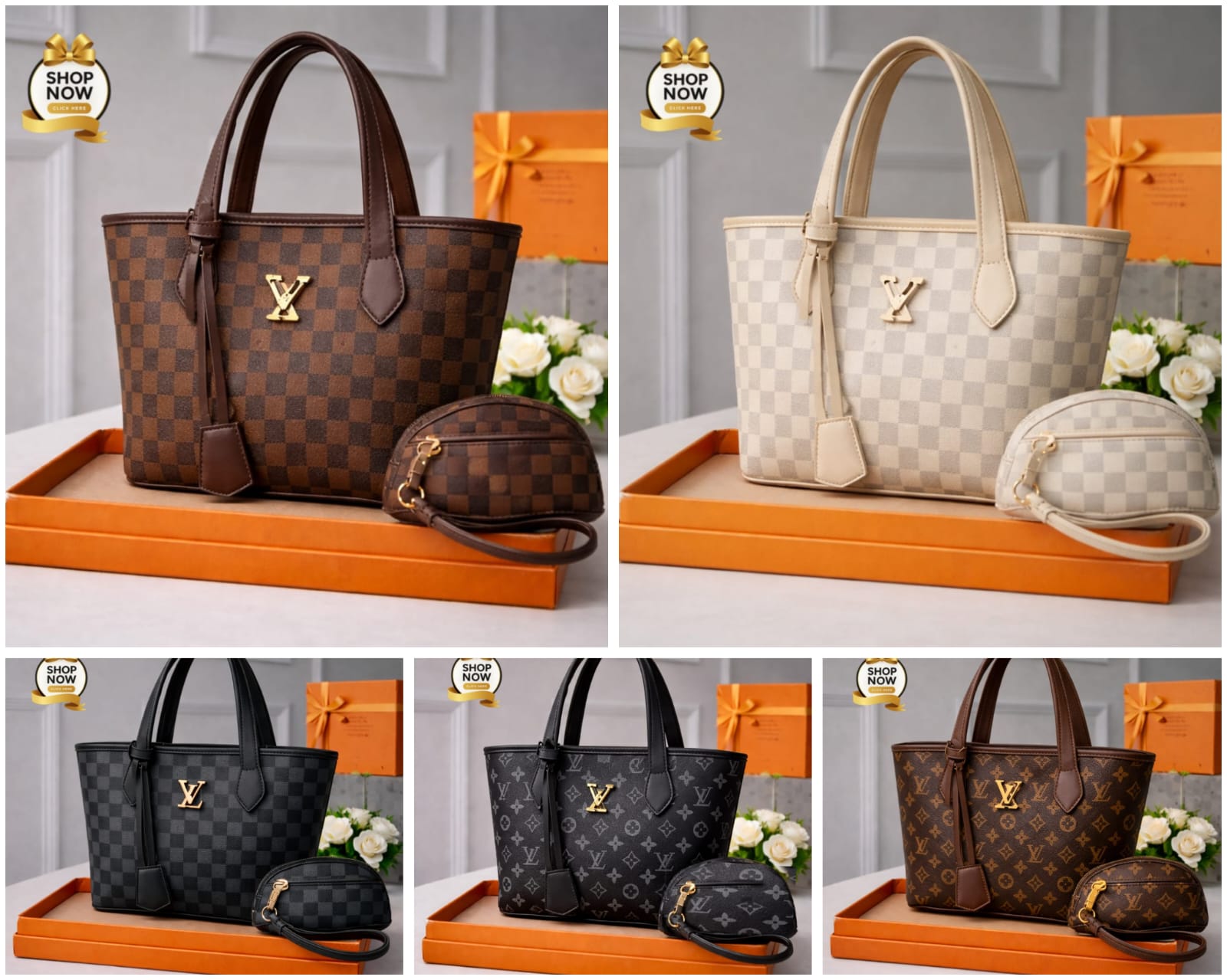 2 Pcs Tote Bag