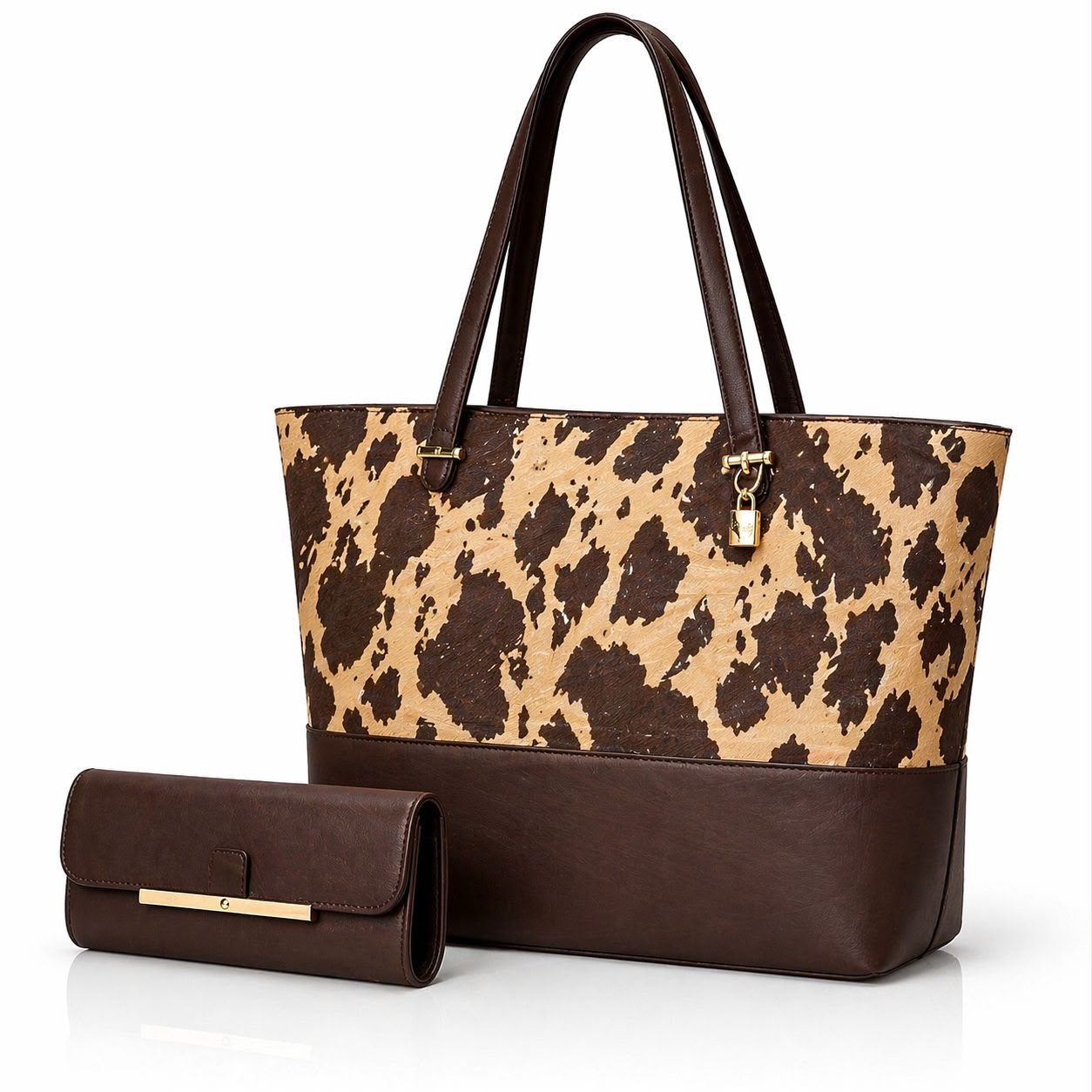 Premium 2 Pcs Tote Bag Set – Beige