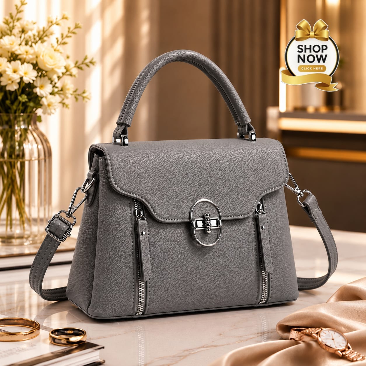 2 Zipper Crossbody Bag