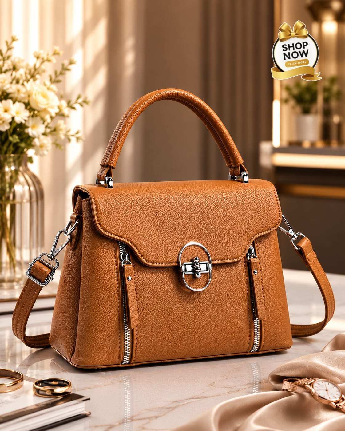 2 Zipper Crossbody Bag
