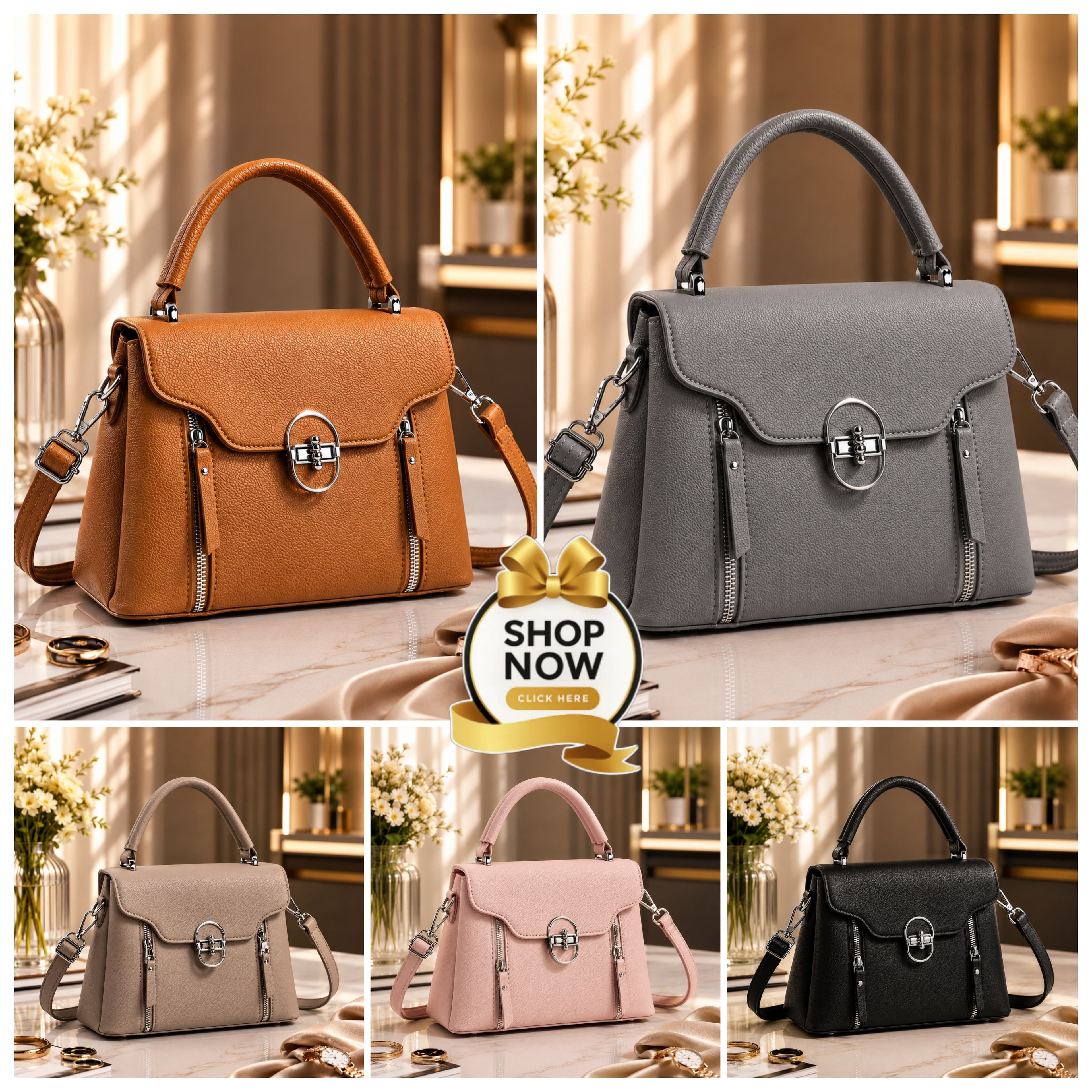 2 Zipper Crossbody Bag