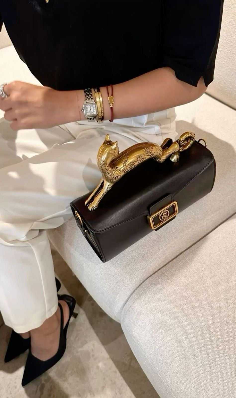 Rateau Pencil Shoulder Bag