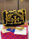 Eleanor Velvet Shoulder Bag