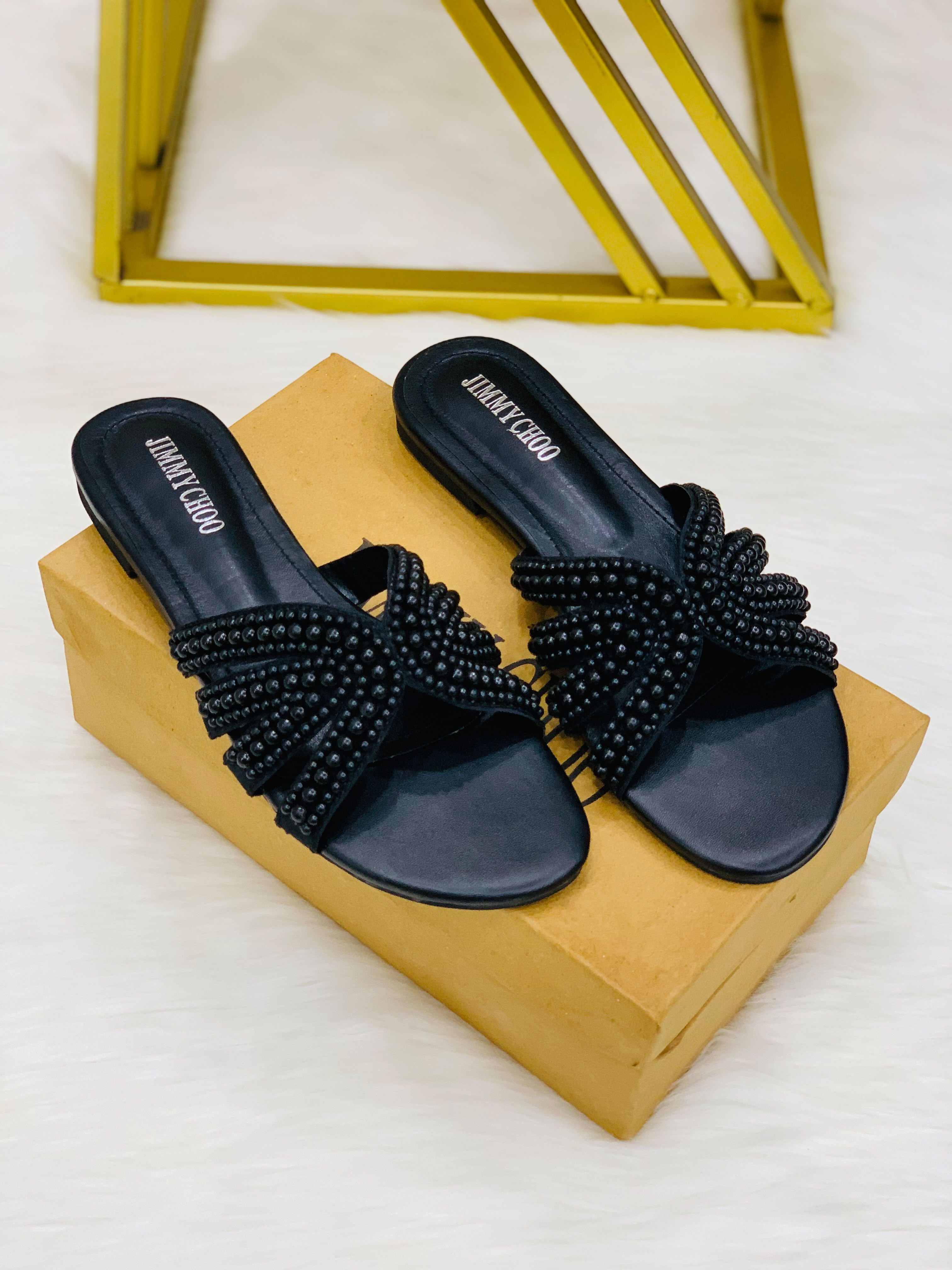 Pearl Flat Slippers