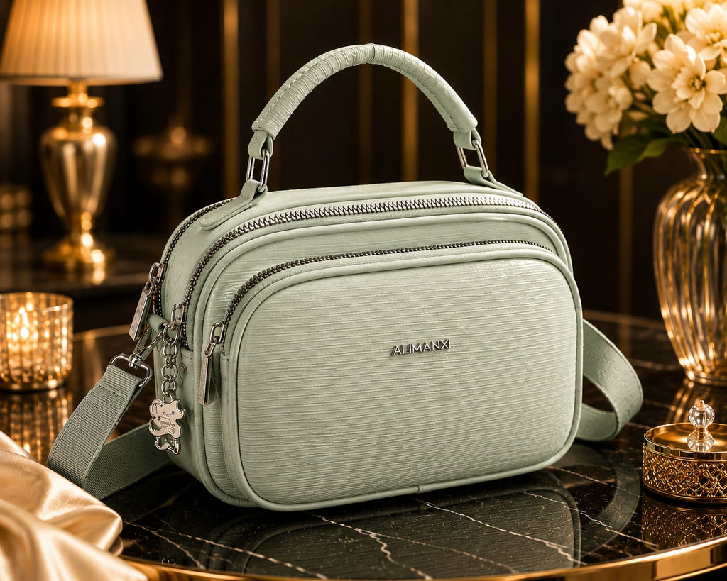 5-Zipper Crossbody Bag