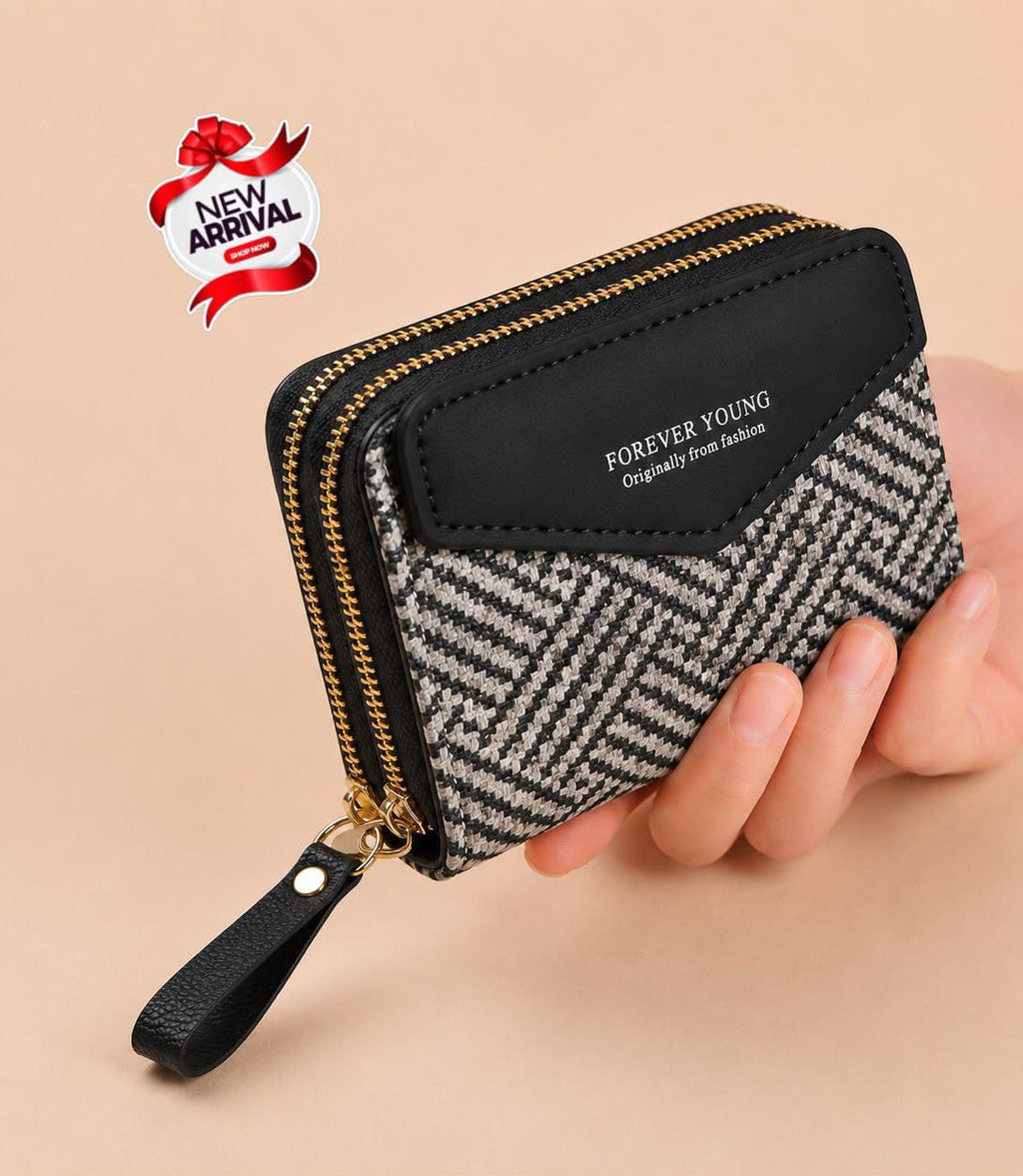 Double Zipper Wallet