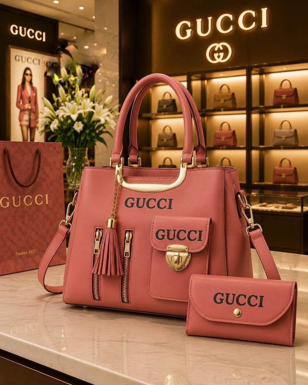 2-Pcs Handbag Set