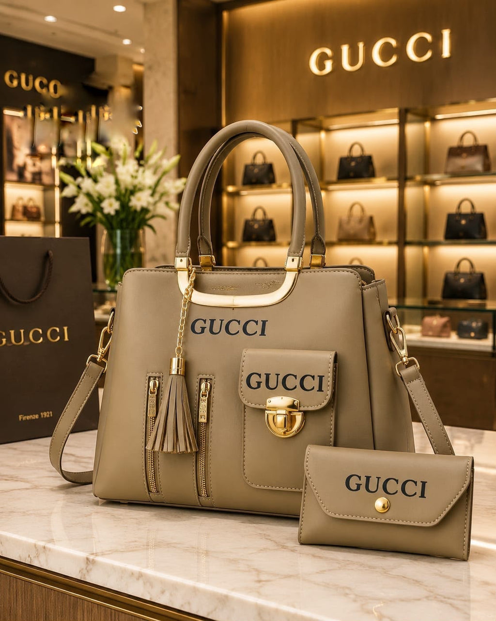 2-Pcs Handbag Set