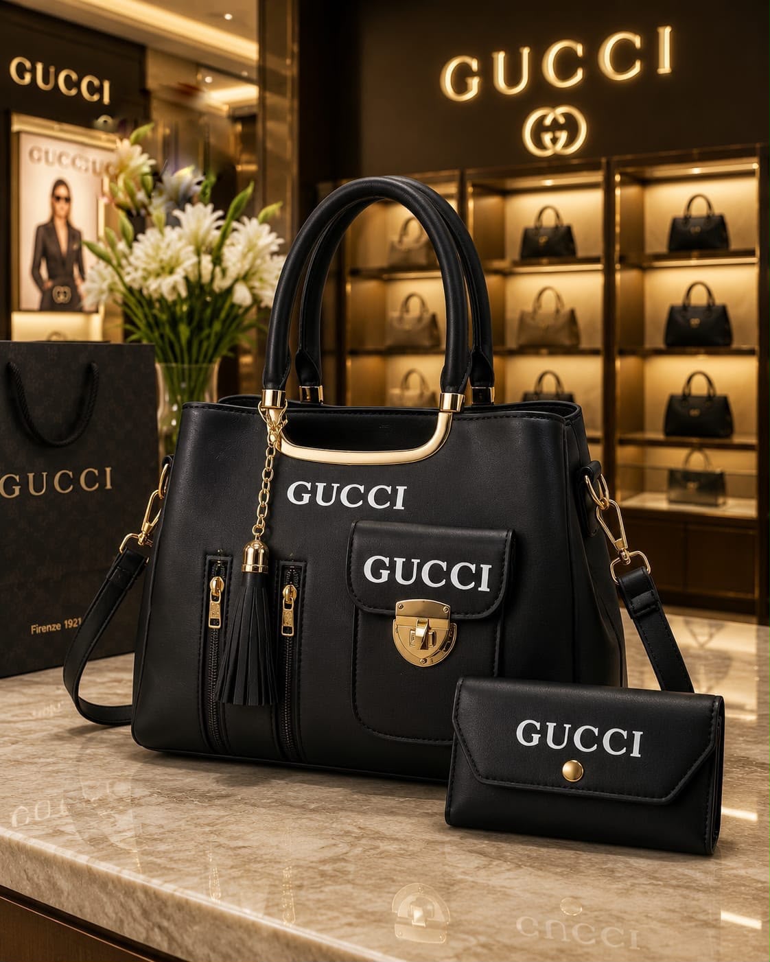 2-Pcs Handbag Set