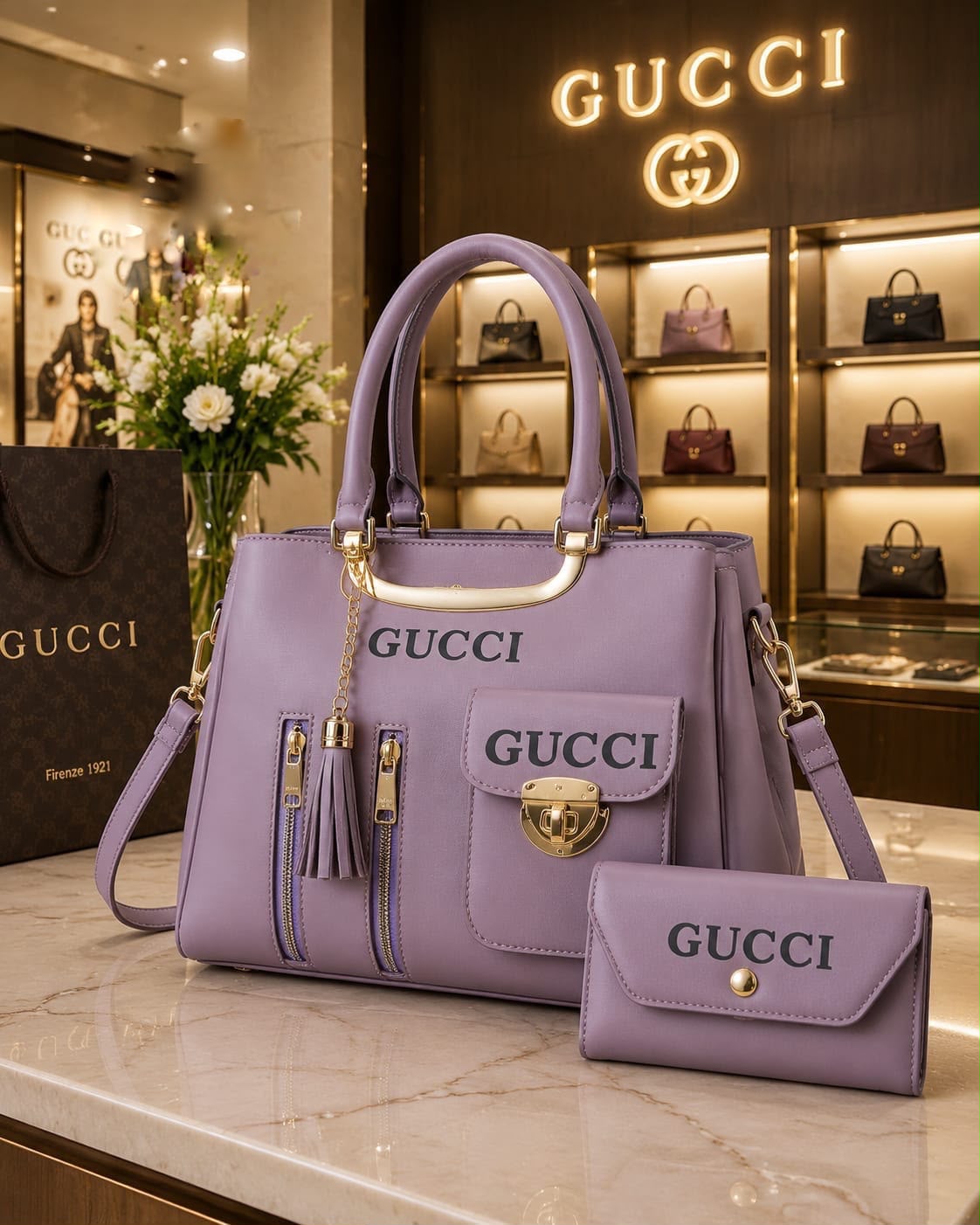 2-Pcs Handbag Set