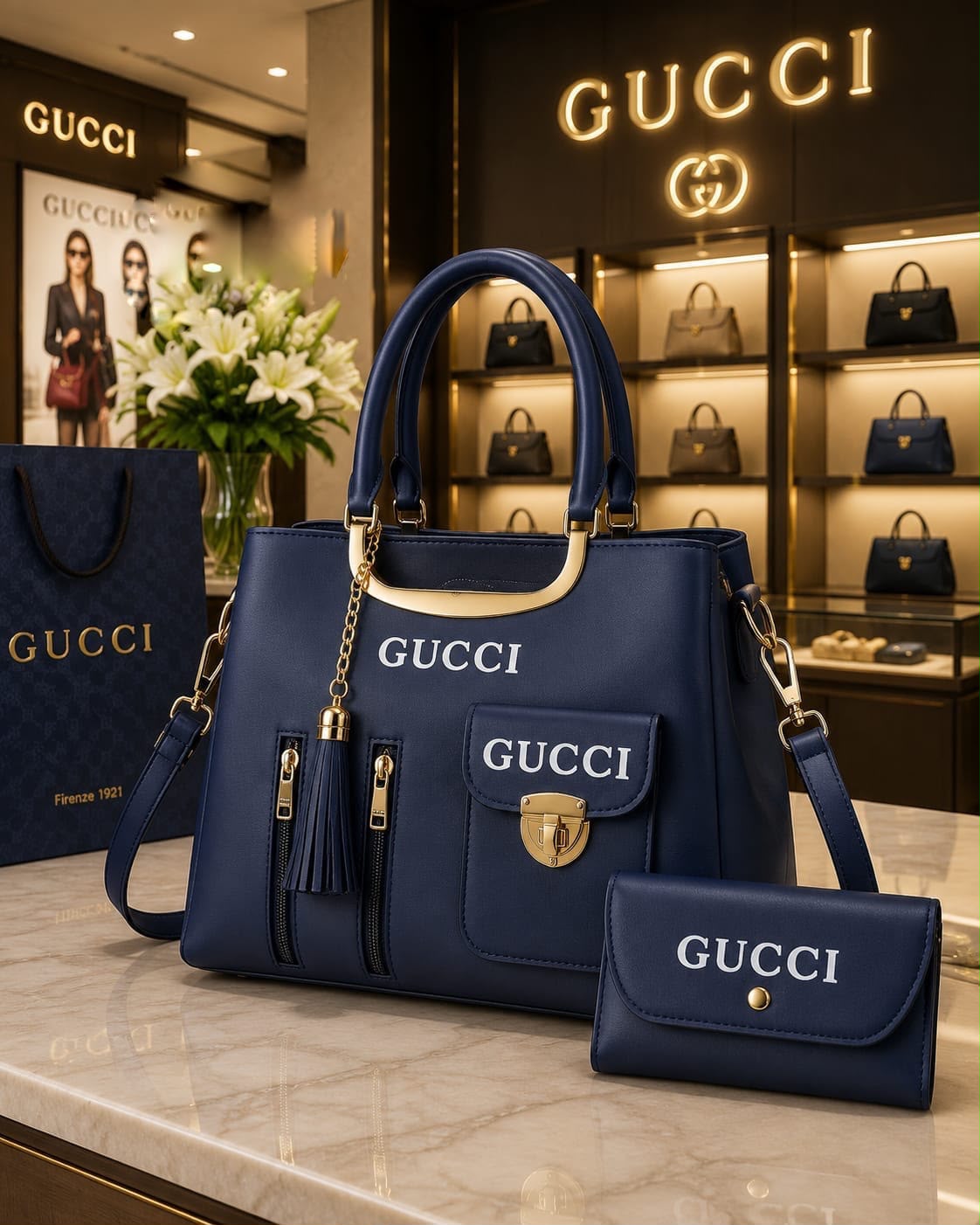 2-Pcs Handbag Set