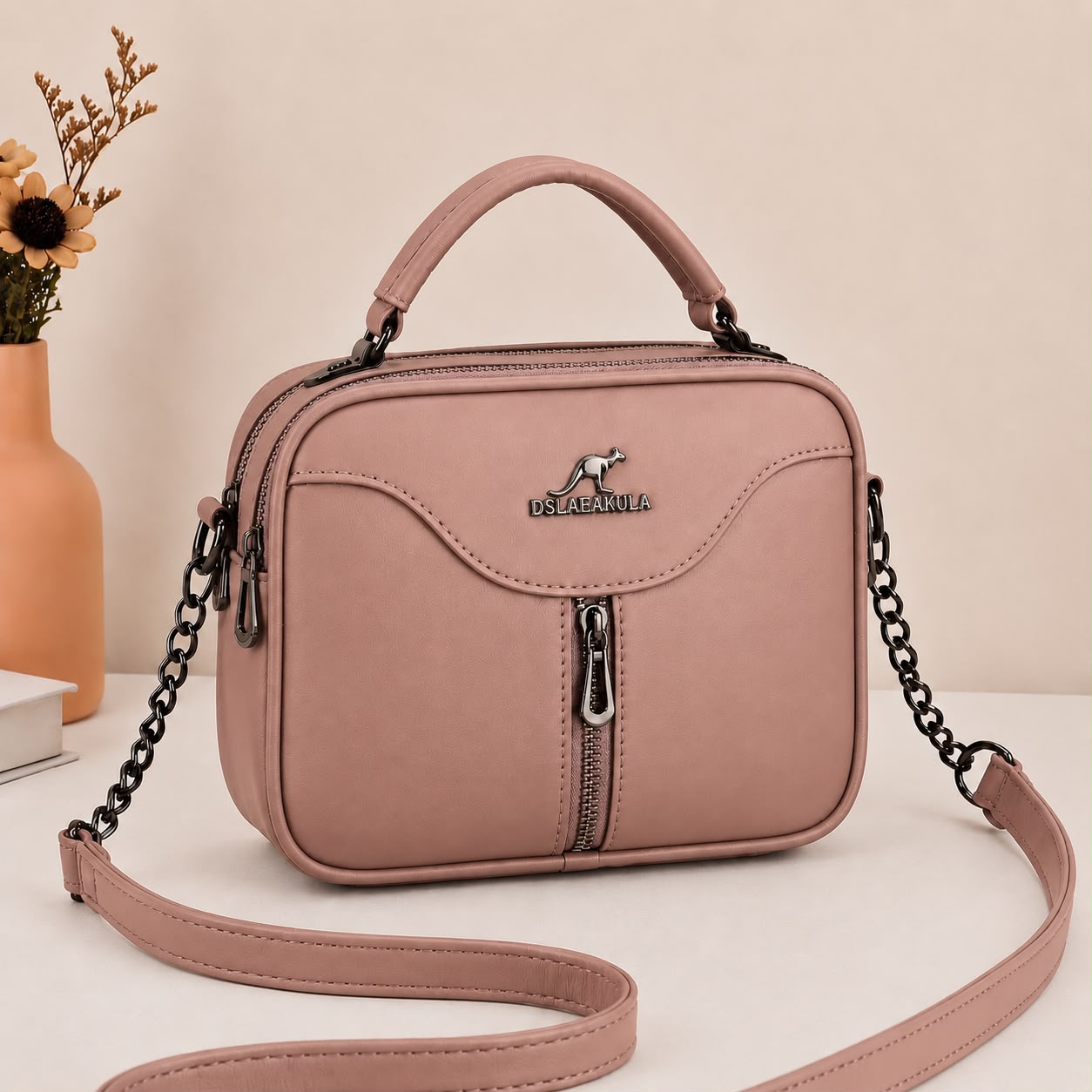 2-Pocket Crossbody Bag