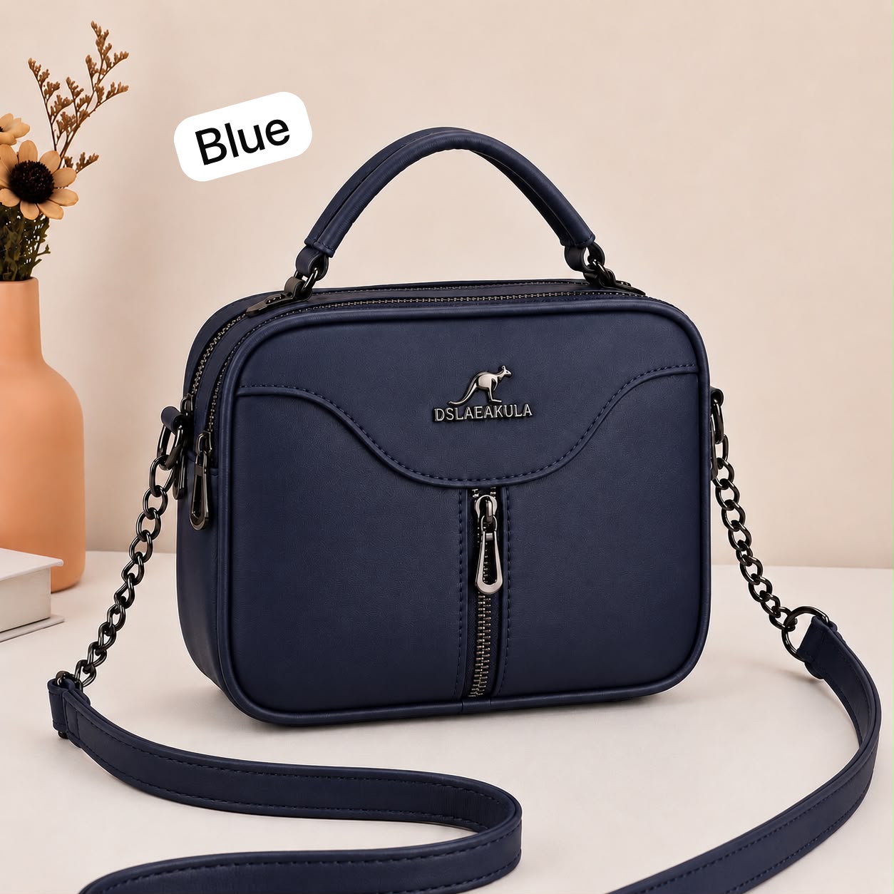 2-Pocket Crossbody Bag