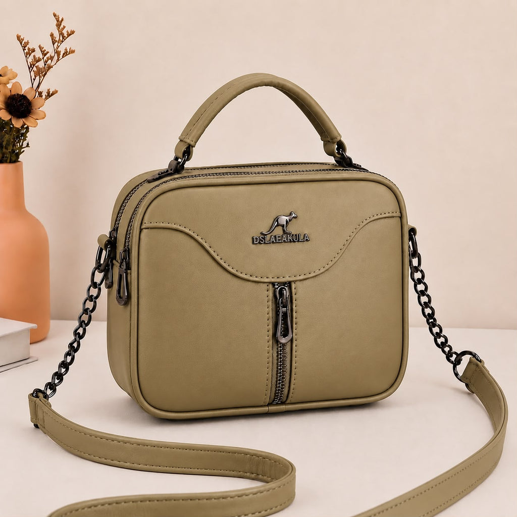 2-Pocket Crossbody Bag