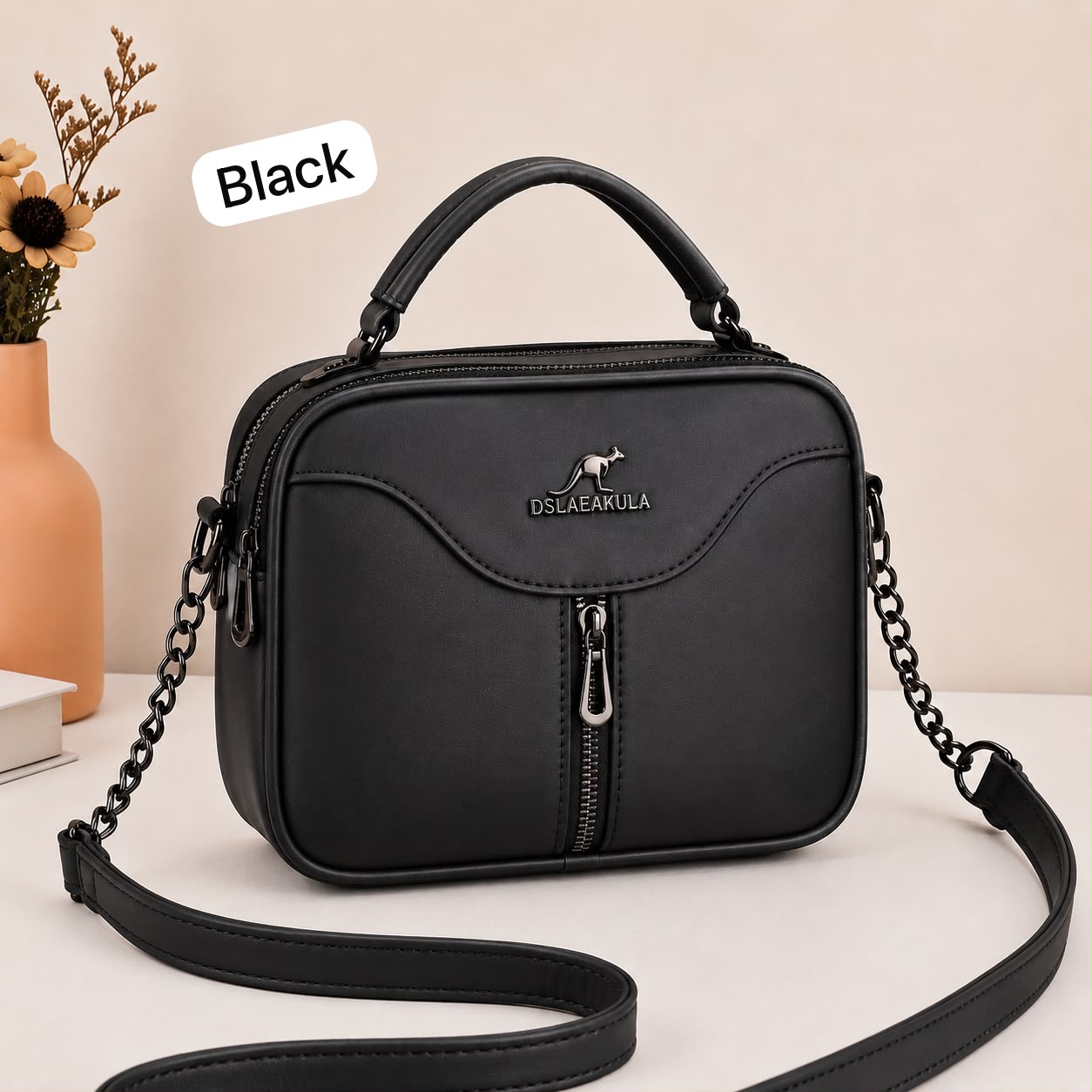 2-Pocket Crossbody Bag