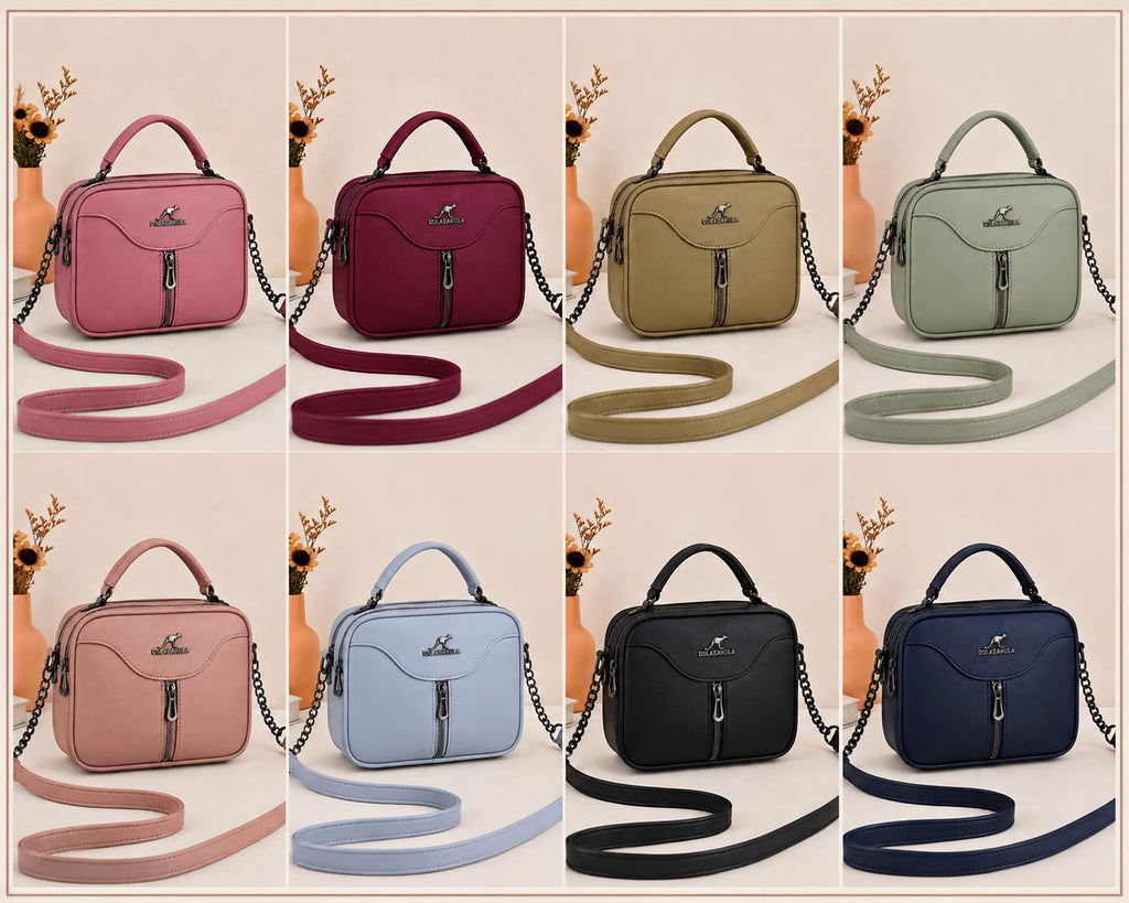 2-Pocket Crossbody Bag