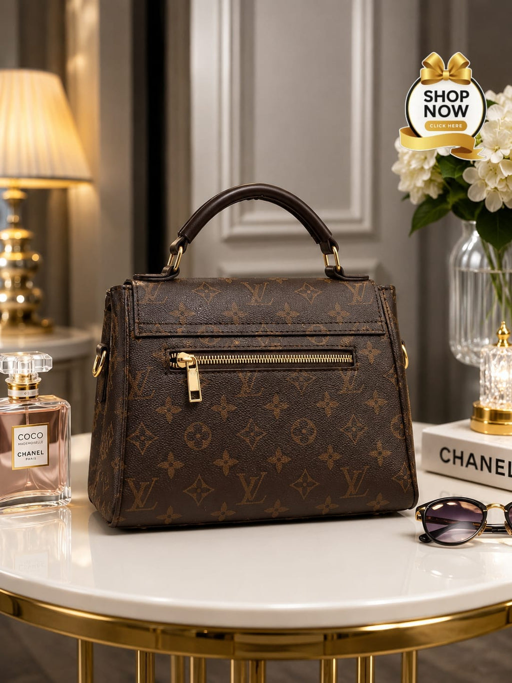 Premium 3-Zipper Crossbody Bag