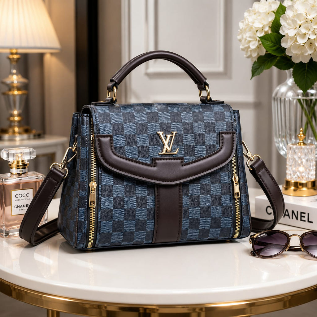 Premium 3-Zipper Crossbody Bag