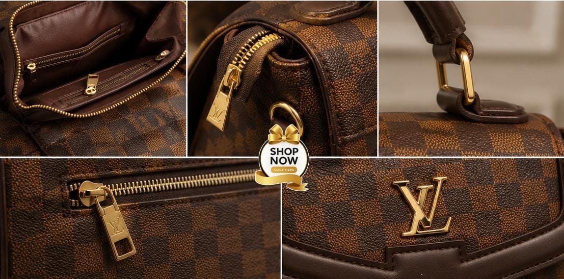 Premium 3-Zipper Crossbody Bag
