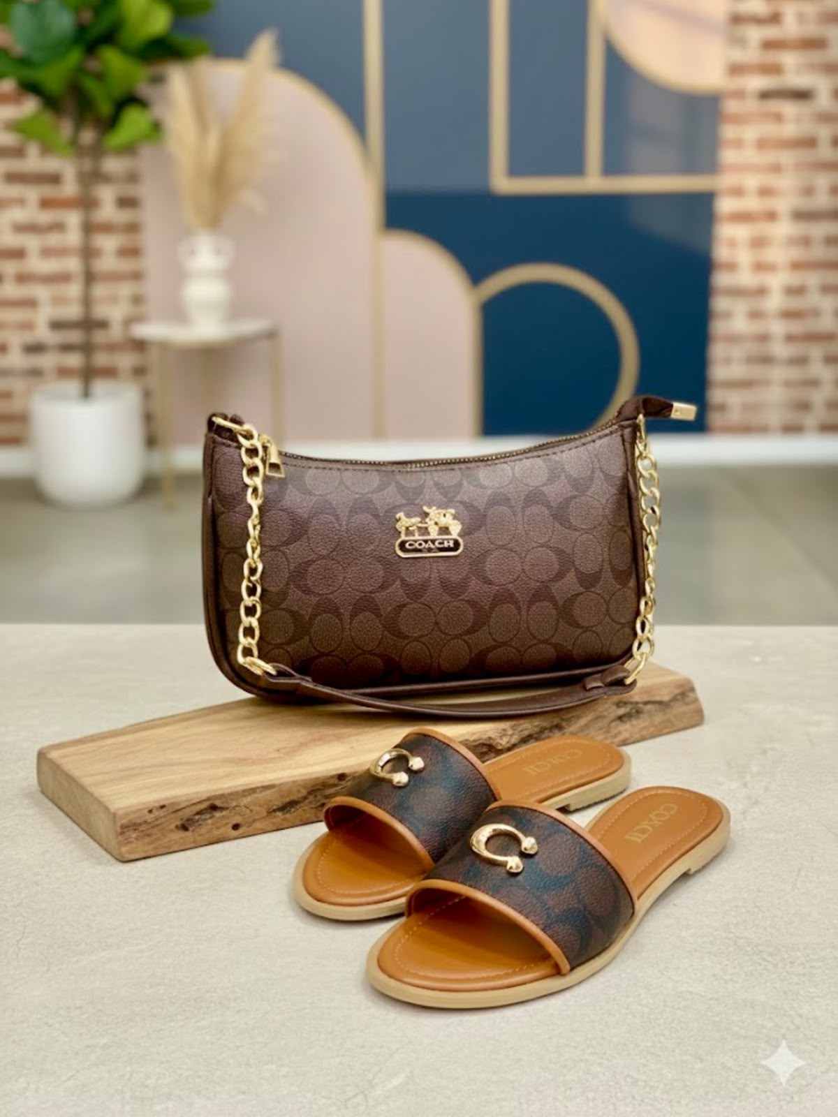 Premium Slipper & Crossbody Combo