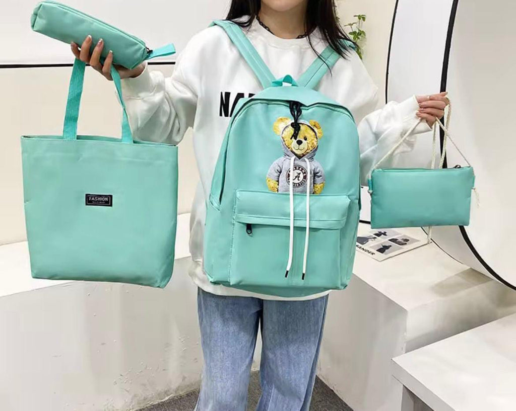 Premium 4-Piece School Bag Set