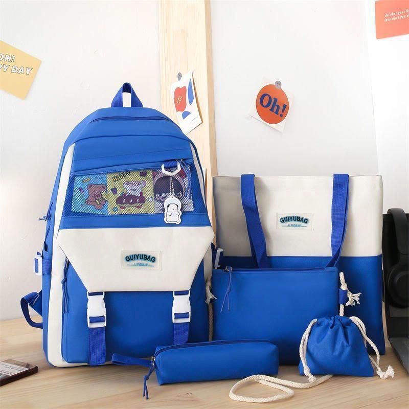 Premium 4-Piece School Bag Set