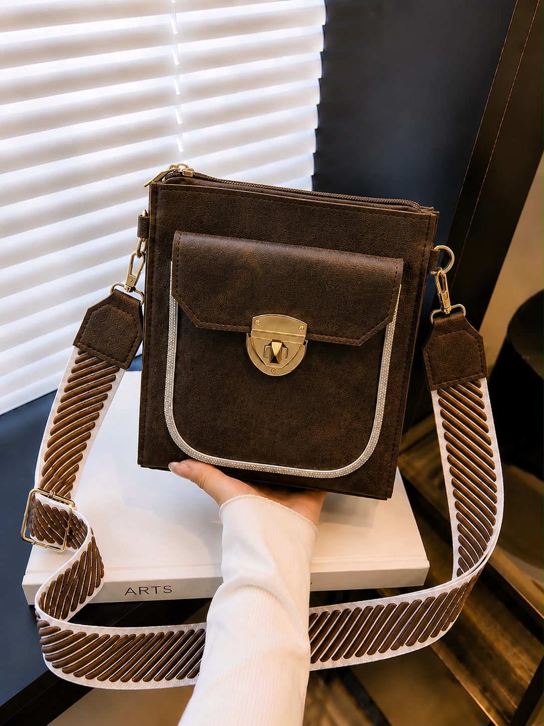 Double Pocket Crossbody Bag