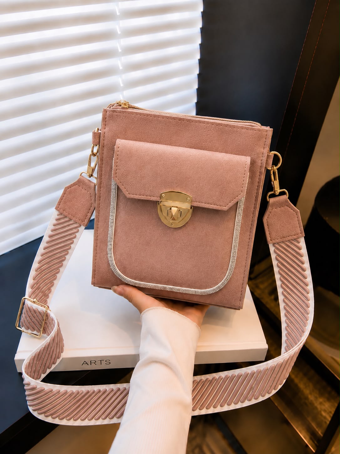 Double Pocket Crossbody Bag
