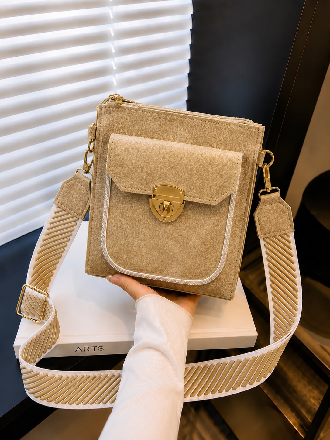 Double Pocket Crossbody Bag
