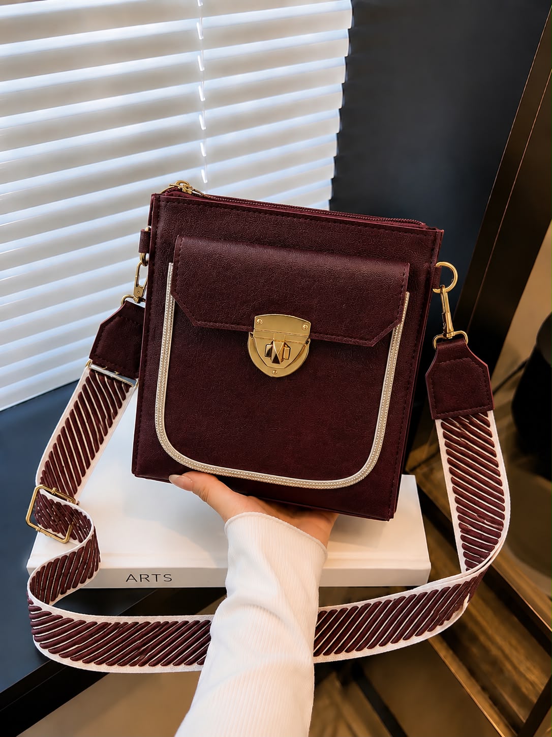 Double Pocket Crossbody Bag