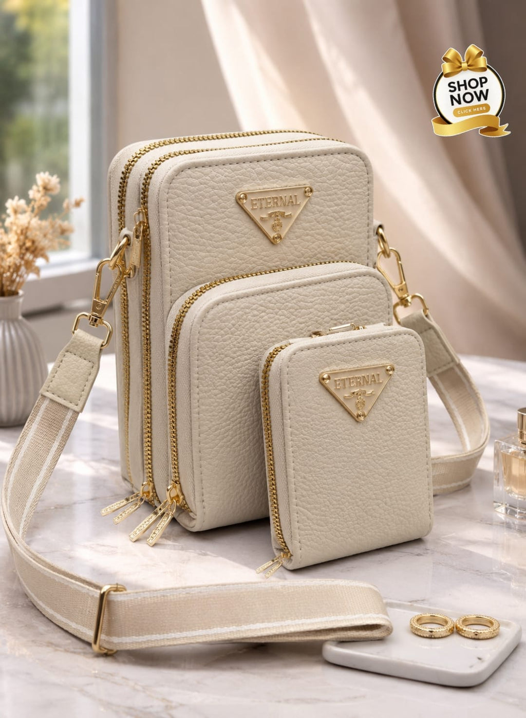 Premium 2-Piece Mobile Wallet Set