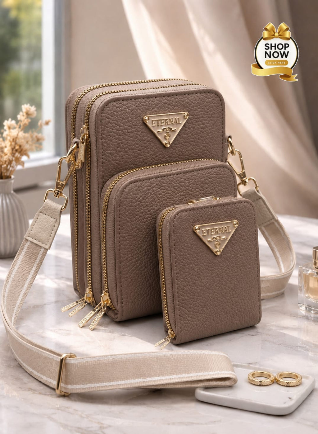 Premium 2-Piece Mobile Wallet Set