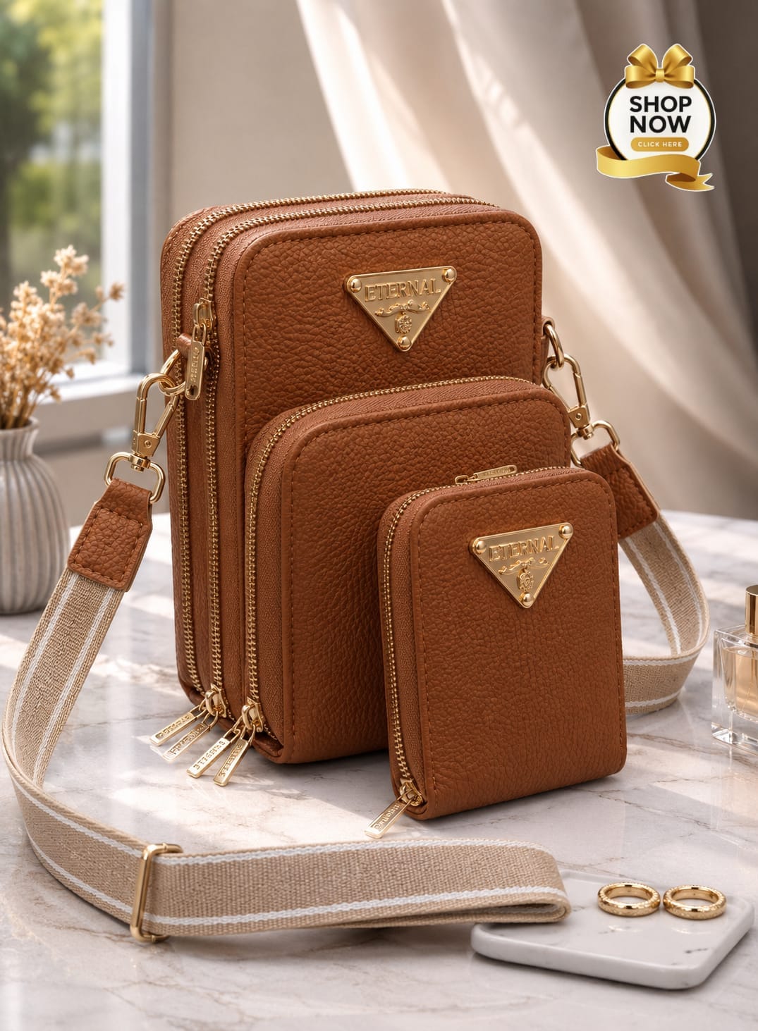 Premium 2-Piece Mobile Wallet Set