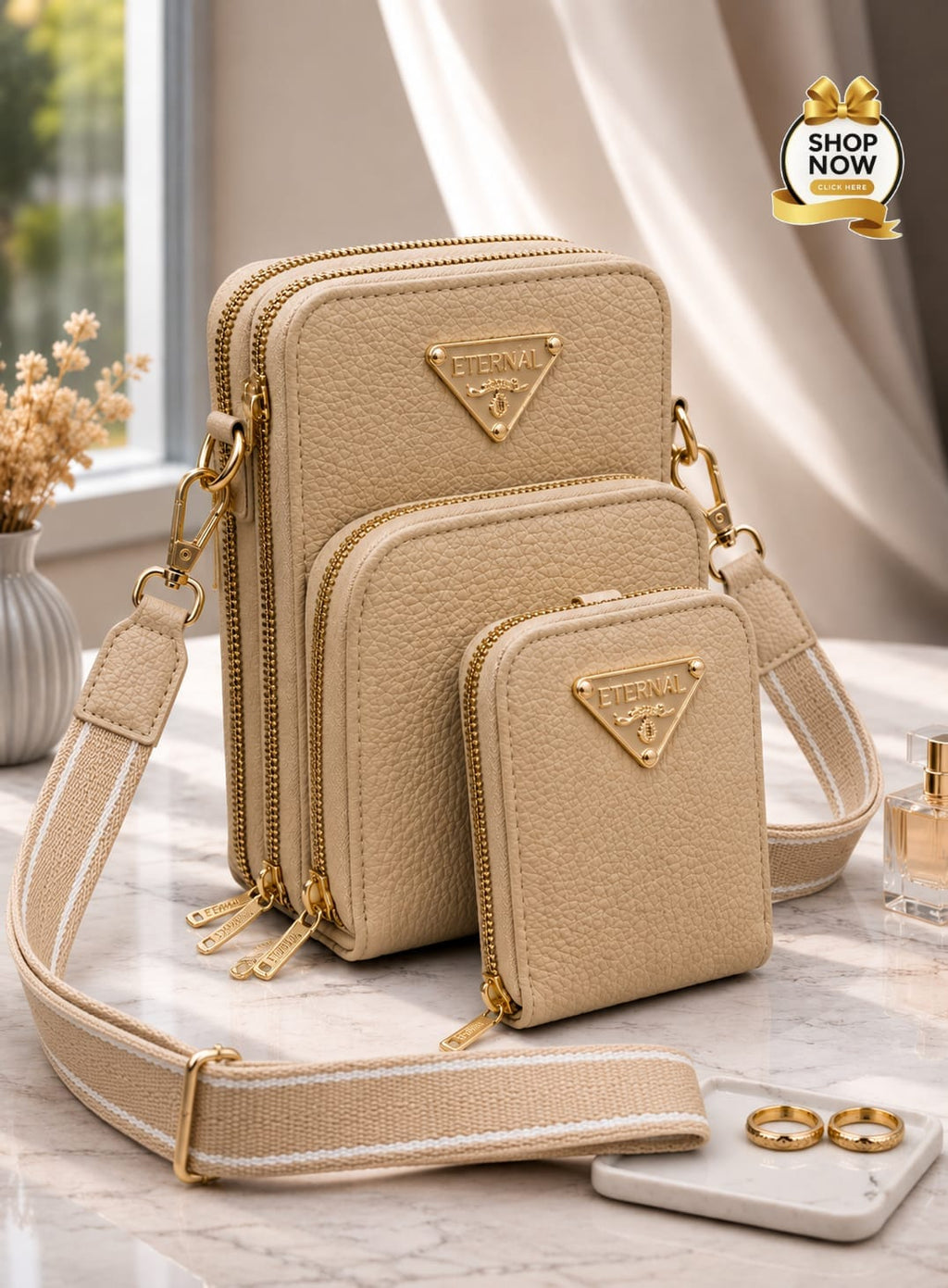 Premium 2-Piece Mobile Wallet Set