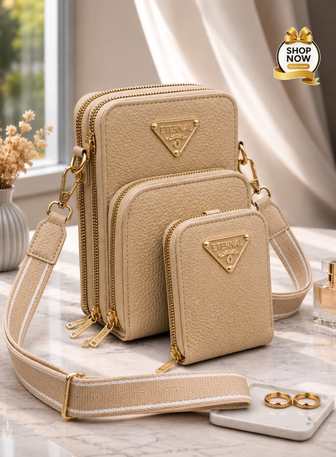 Premium 2-Piece Mobile Wallet Set