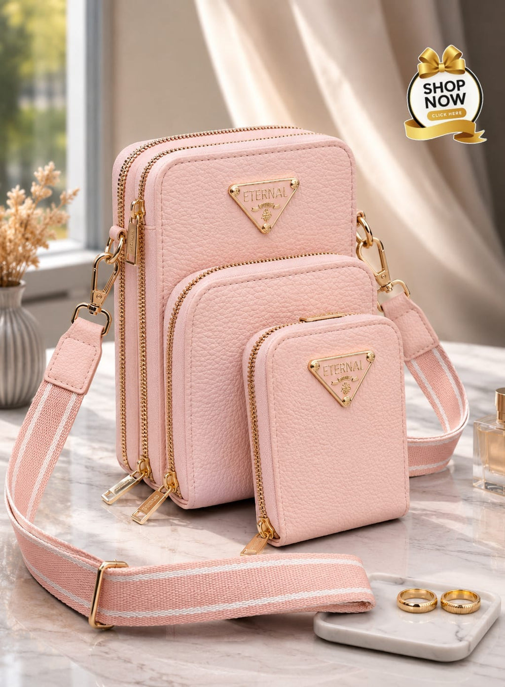 Premium 2-Piece Mobile Wallet Set