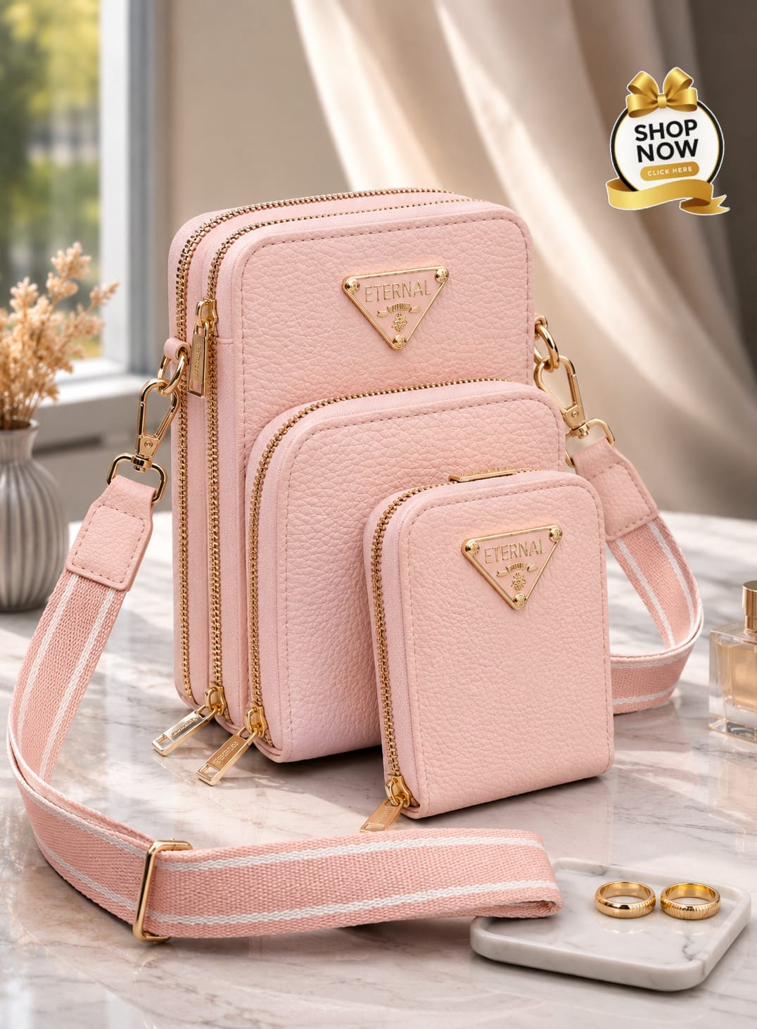 Premium 2-Piece Mobile Wallet Set