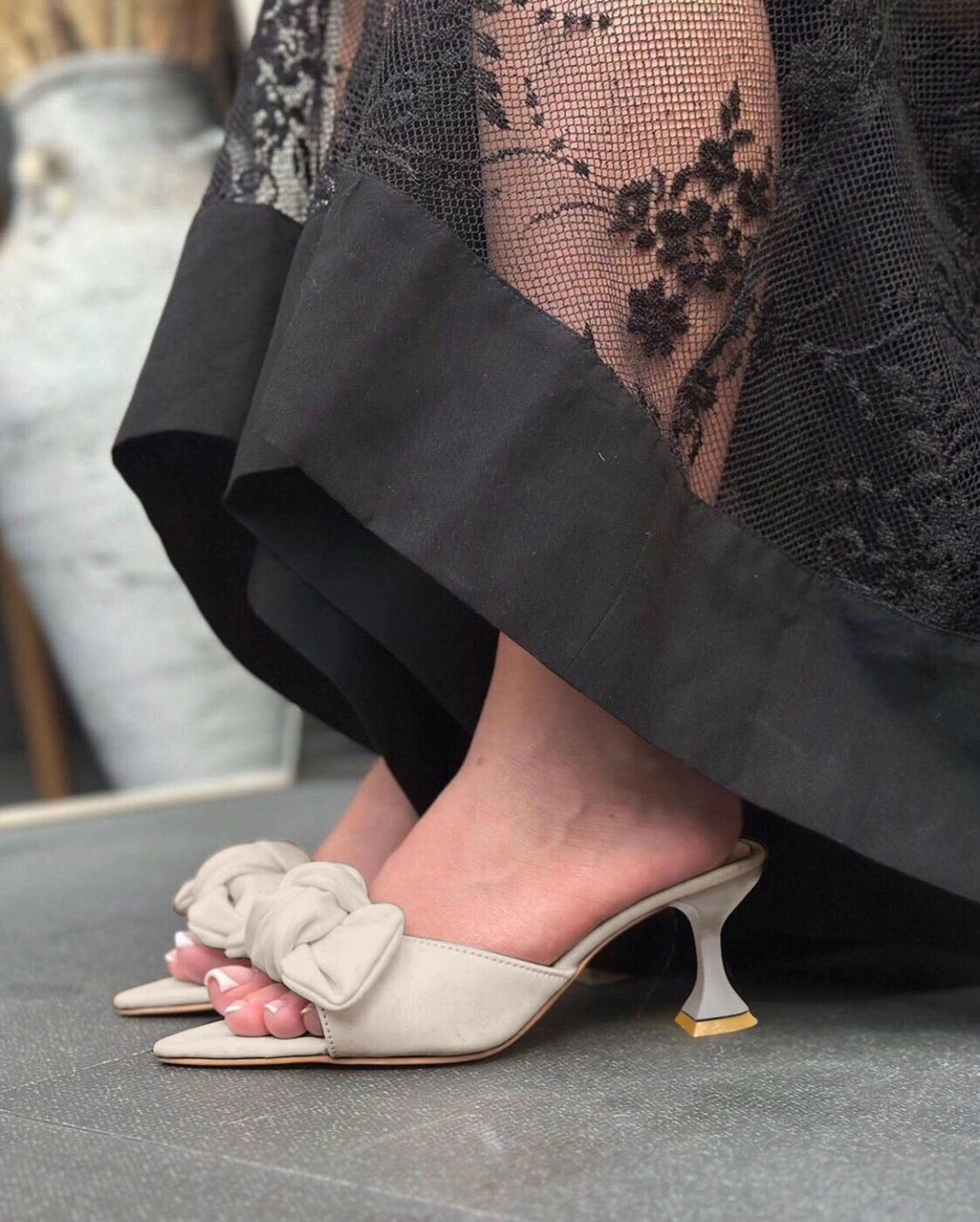 Premium Big Bow Heels