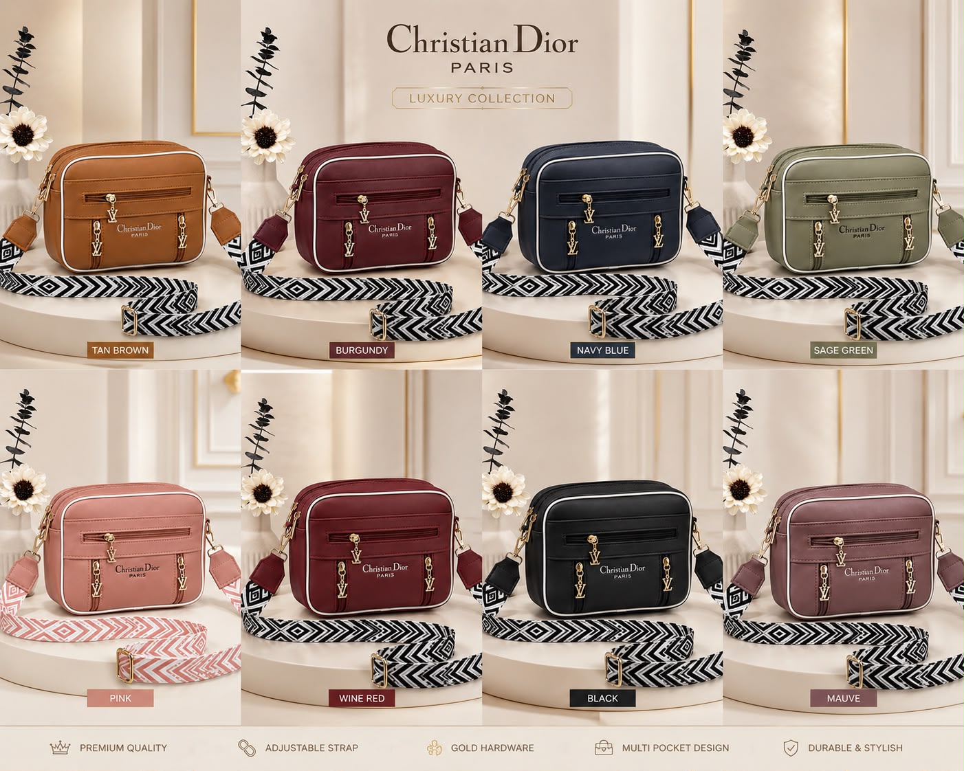 Premium Kangaroo Crossbody Bag